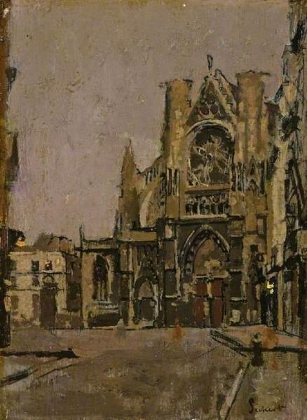 Church Of St Jacques, Dieppe by Walter Richard Sickert