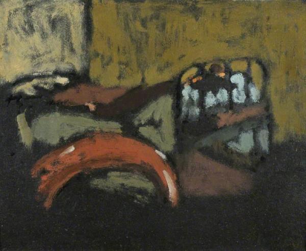 Figure Lying On An Iron Bed by Walter Richard Sickert