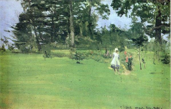 Figure On A Lawn by Walter Richard Sickert