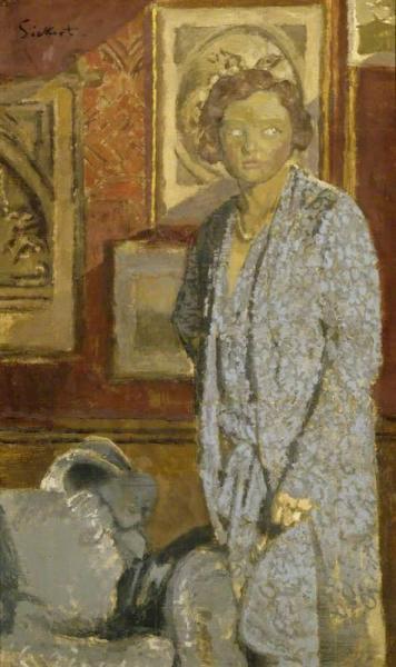 Lady In Blue by Walter Richard Sickert