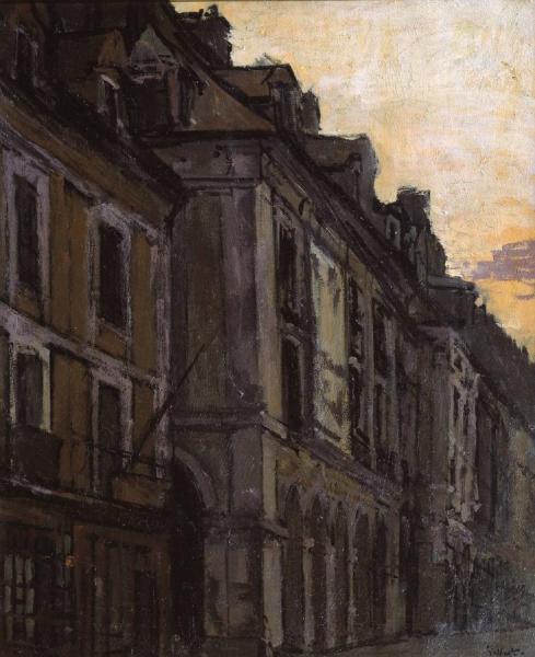 Les Arcades De La Poissonnerie, Dieppe by Walter Richard Sickert