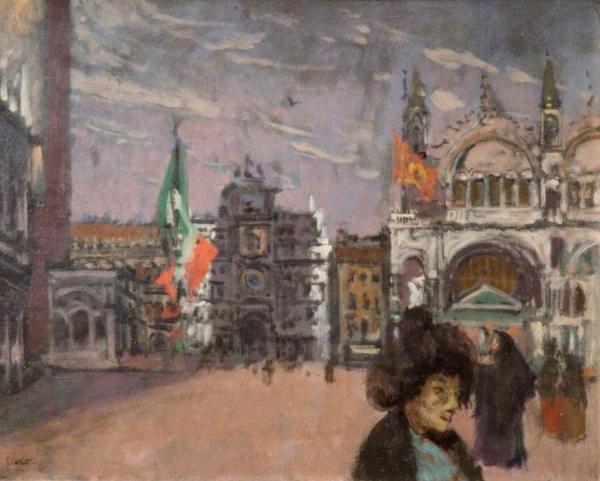 Piazza San Marco, Venice by Walter Richard Sickert