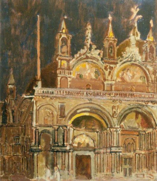San Marco At Night by Walter Richard Sickert