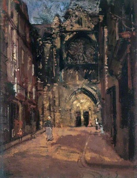 St Jacques, Dieppe, France by Walter Richard Sickert