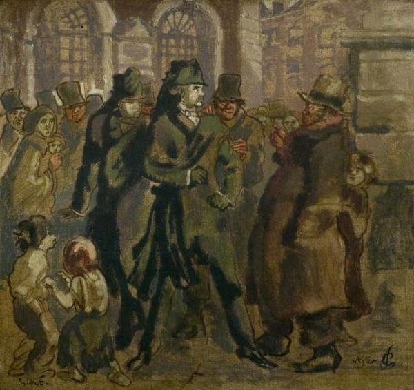 The Bart And The Bums by Walter Richard Sickert