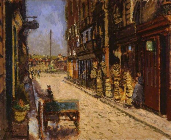 Walter Richard Sickert The Basket Shop, Rue St Jean, Dieppe, France