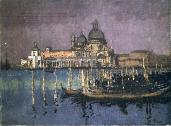 The Dogana And Santa Maria Della Salute by Walter Richard Sickert
