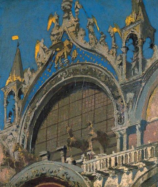 The Horses Of St Mark's, Venice by Walter Richard Sickert
