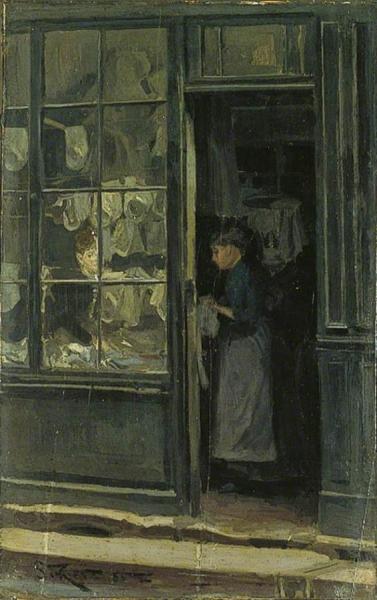 The Laundry Shop by Walter Richard Sickert