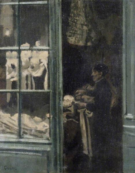The Laundry Shop, Dieppe, France by Walter Richard Sickert