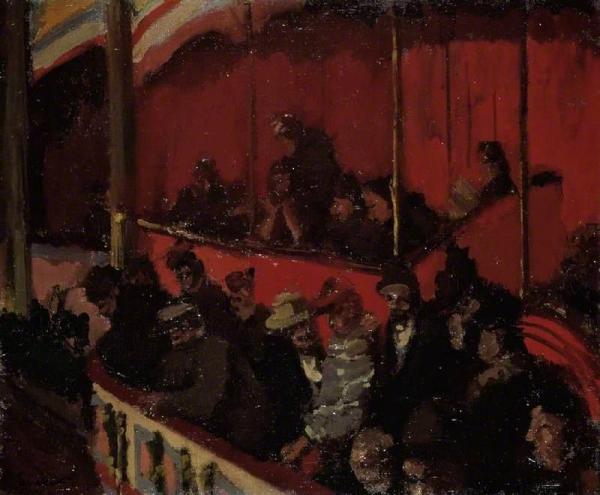 The Montmartre Theatre by Walter Richard Sickert