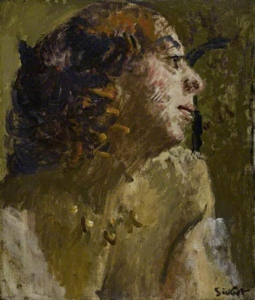 Woman With Ringlets by Walter Richard Sickert