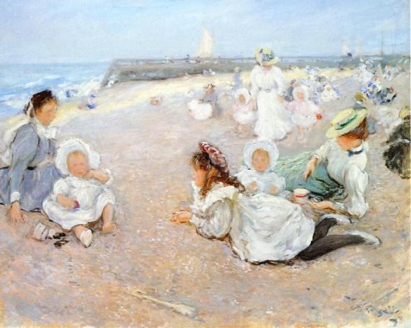 At The Seashore by Walter Russell
