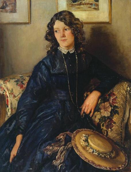 The Blue Dress by Walter Russell