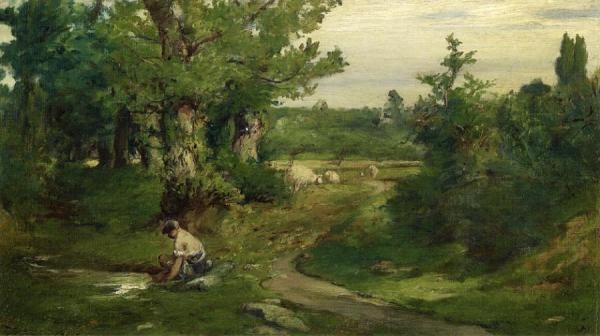 Little Shepherd by Walter Shirlaw