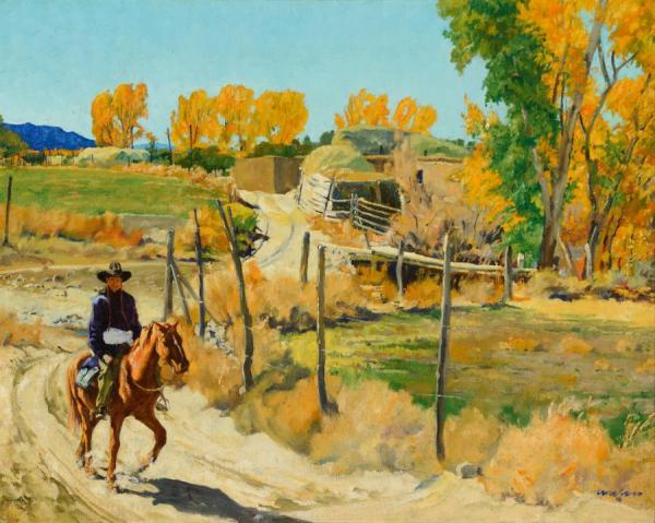 October Morning by Walter Ufer Oil Painting Reproductions