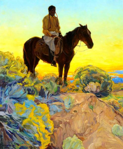 Walter Ufer Sundown, 1916