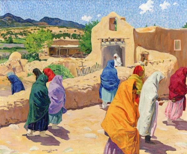 Walter Ufer After The Chapel Hour