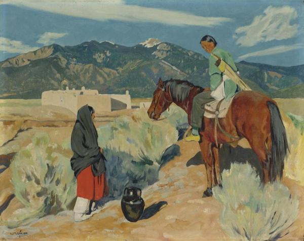 Walter Ufer December Evening