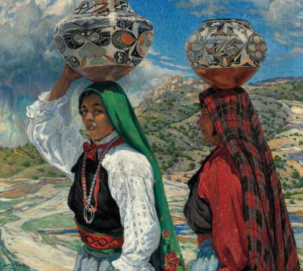 Walter Ufer Her Daughter, 1917