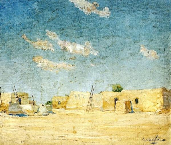 Walter Ufer Off The Plaza