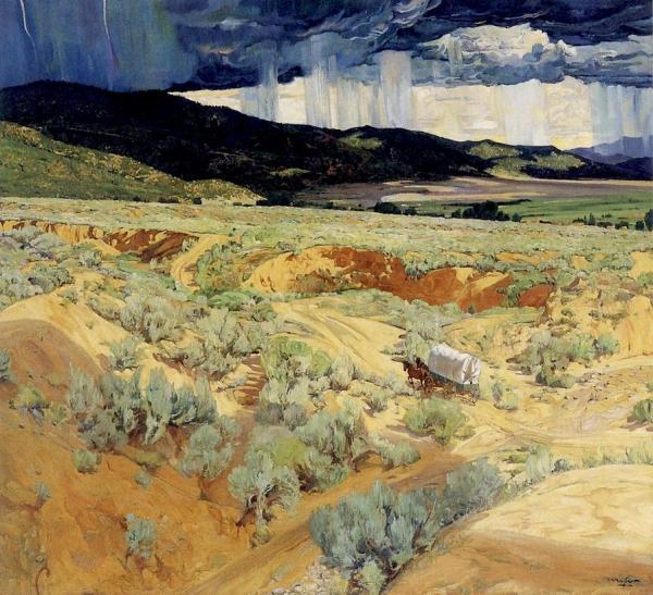 Walter Ufer Where The Desert Meets The Mountain