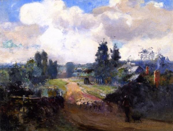On The Road To Eltham by Walter Withers