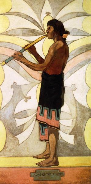 Song Of The Flute by Warren E. Rollins