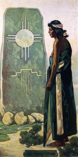 The Prayer Stone by Warren E. Rollins