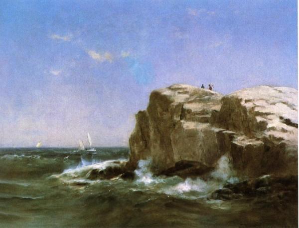 Coastal Rocks by Warren W. Sheppard Oil Painting Reproductions