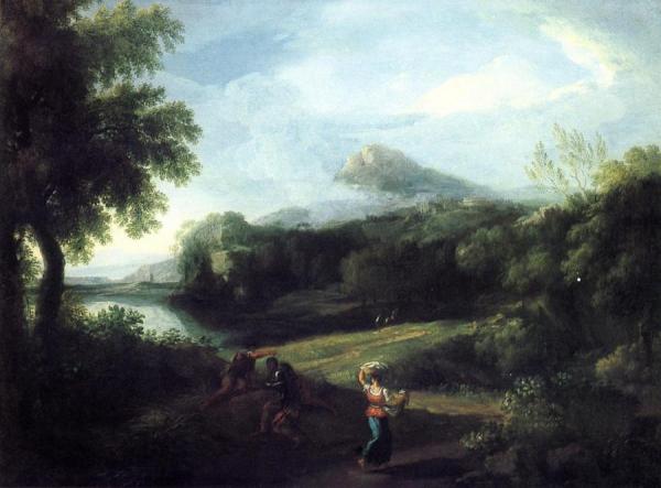 Romantic Landscape by Washington Allston