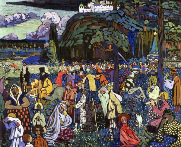 Colorful Life by Wassily Kandinsky Oil Painting Reproductions