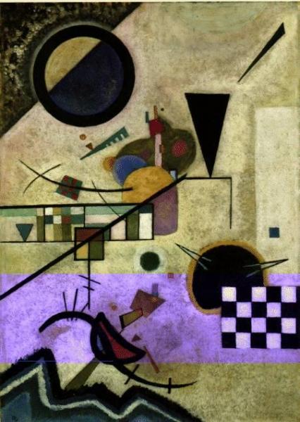Contrasting Sounds by Wassily Kandinsky
