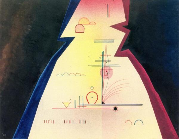 Dark Points by Wassily Kandinsky