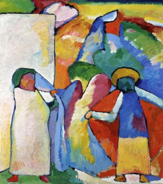 Improvisation 6 (african) by Wassily Kandinsky