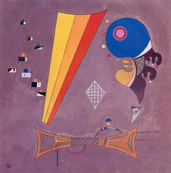 In The Middle by Wassily Kandinsky