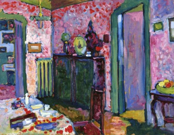 Interior by Wassily Kandinsky Oil Painting Reproductions