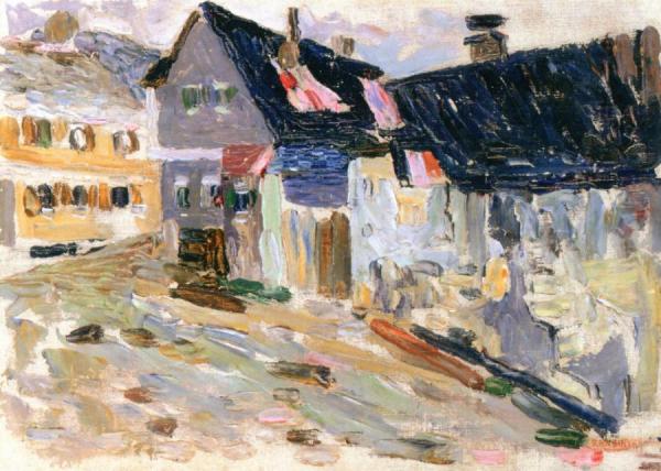 Kallmünz, Rainy Day by Wassily Kandinsky