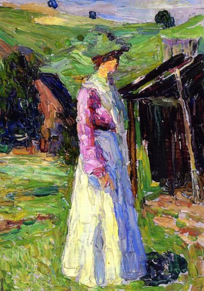 Kochel - Gabriele Munter by Wassily Kandinsky