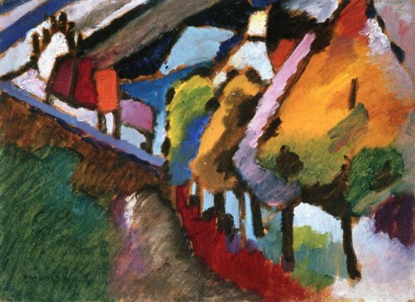 Murnau - Castle And Church by Wassily Kandinsky