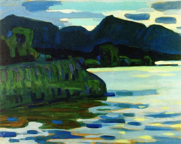 Murnau - Coastline Ii by Wassily Kandinsky