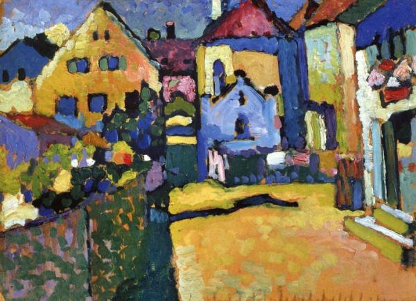Murnau - Grüngasse by Wassily Kandinsky