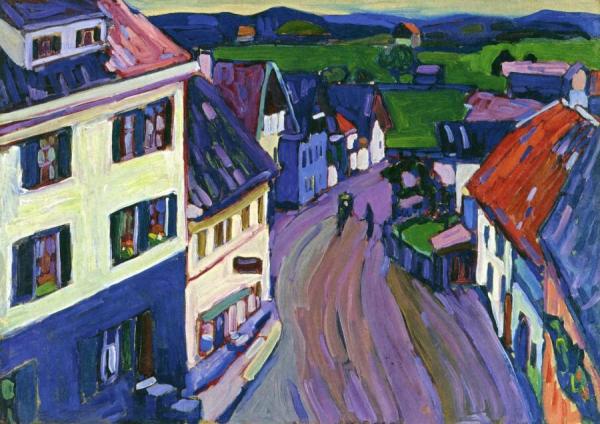 Murnau - View From The Window Of The Griesbräu by Wassily Kandinsky