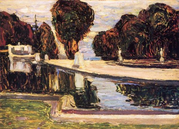 Park In St. Cloud - Pond by Wassily Kandinsky
