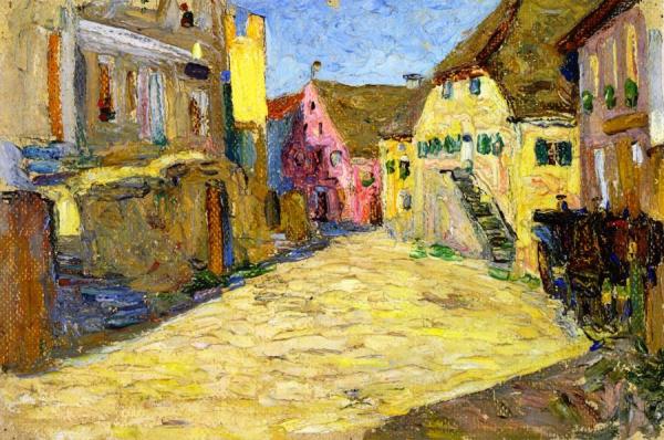 Wassily Kandinsky Pink Landscape