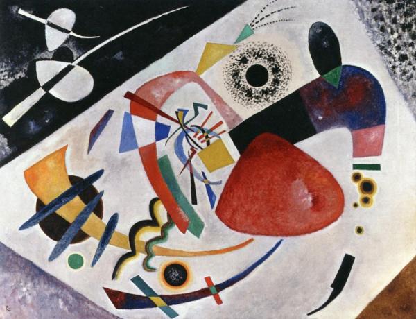 Red Spot Ii by Wassily Kandinsky Oil Painting Reproductions
