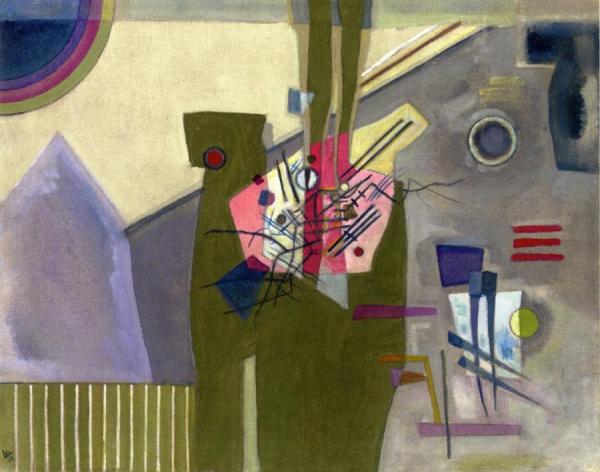 Rose In Grey by Wassily Kandinsky