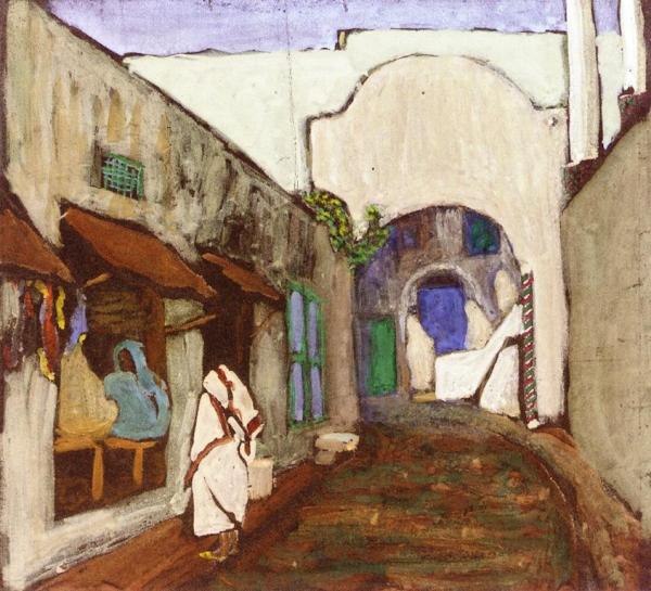 Street In Tunisia by Wassily Kandinsky