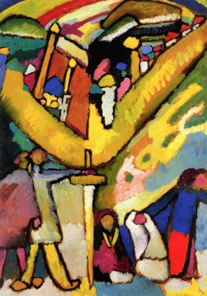 Study For  Improvisation 8  by Wassily Kandinsky