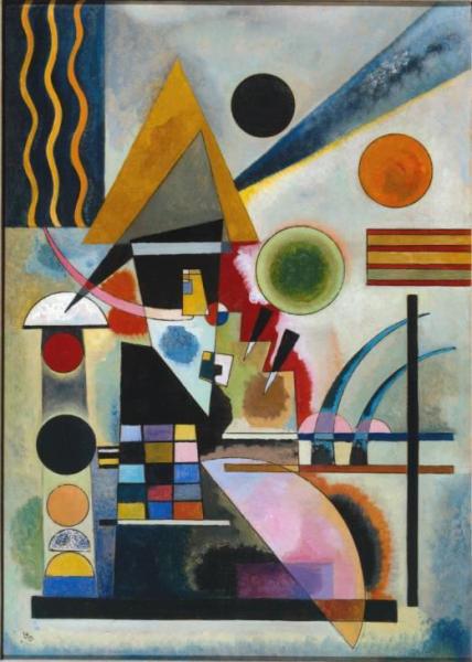 Swinging by Wassily Kandinsky Oil Painting Reproductions